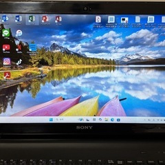 SONY VAIO ノートパソコン　お手頃な稼動品✨の画像