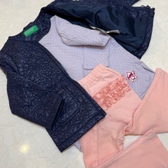 ジャケット付きの通園セットの画像