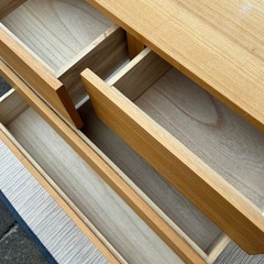 無印良品　無印　木製チェスト４段 ナチュラル 家具　タンスの画像
