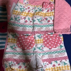 女の子👧ロンパース 分厚め 3点セットの画像