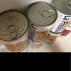 日清　油/カルディ　豆缶の画像