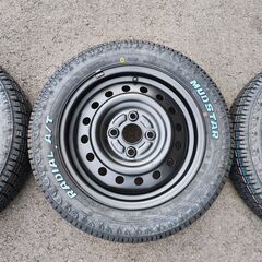 タイヤ新品！ ダイハツ純正 4本セット　155/65R14 マッドスター　ゴツゴツ　マットテレーン　オールテレーン　かっこいい　リフトアップの画像