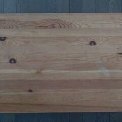 無印良品　パイン材テーブル・折りたたみ式（2）の画像