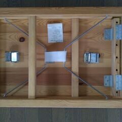 無印良品　パイン材テーブル・折りたたみ式（2）の画像