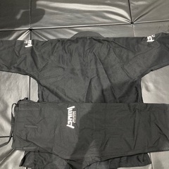 定価　14,850円　イサミ柔術道着　上下　黒色　サイズA1の画像