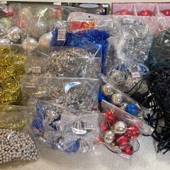 【バラ売り不可】クリスマスライト・オーナメント一式の画像