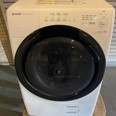 【極美品】2023年式　SHARP ドラム式洗濯機の画像