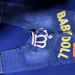 80.90男の子 女の子　パンツ二点セットの画像