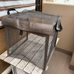 ゴミネット ゴミ箱 屋外 日本製 45L×約1〜3袋 抗菌ゴミボックス 90L〜165L ゴミステーション カラスよけネット 45リットル ふた付き 軽量 畳める 戸別回収 大容量 折り畳み式 折りたたみ 分別 ダストボックス ごみ 一軒家 おしゃれ 戸別収集の画像