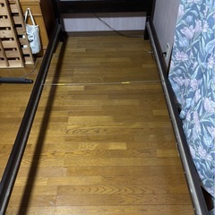 【シングルサイズ】ベッドとマットレスの画像