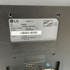 LG　24インチ　PCモニター　24EA430V　2020年製の画像