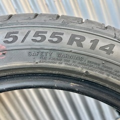 KENDA KENETIC A eco 165/55R14 25年18週　3000キロ未満　中古　美品　4本セットの画像