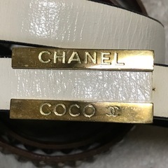 正規品 シャネル CoCo メタルベルトバックル ゴールド オマケベルト2本付の画像