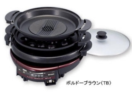 【新品・未使用】Tiger グリルなべ　CQD-A120