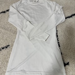 サッカーインナー ハイネックシャツ 青 白 2枚セットの画像