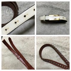 正規品 シャネル CoCo メタルベルトバックル ゴールド オマケベルト2本付の画像