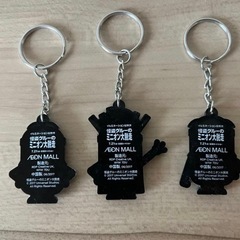 ミニオン　ラバーキーホルダー3種の画像