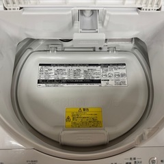 347 送料設置無料   東芝　大容量洗濯機　8㌔　乾燥機能付きの画像
