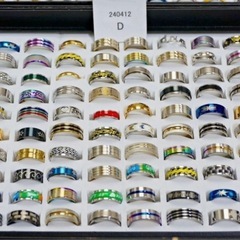 指輪 大量セット◆ファッションリングまとめ売り◆新品／ケースおまけ付き◆転売・イベントに◎の画像