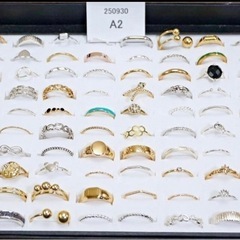 指輪 大量セット◆ファッションリングまとめ売り◆新品／ケースおまけ付き◆転売・イベントに◎の画像