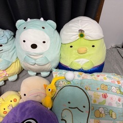 すみっコぐらし　スプラトゥーン　他　ぬいぐるみの画像