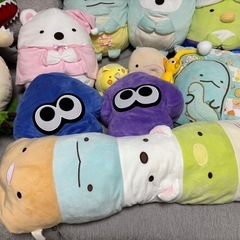 すみっコぐらし　スプラトゥーン　他　ぬいぐるみの画像