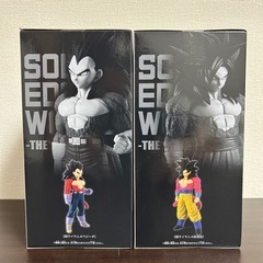 【🉐激アツ最安‼️】 ドラゴンボールGT 超サイヤ人4 孫悟空 超サイヤ人4 ベジータ フィギュアセットの画像
