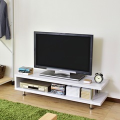 ホワイト　テレビ台の画像
