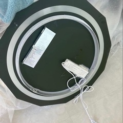 女優鏡　八角形　LEDライト付き　美品の画像