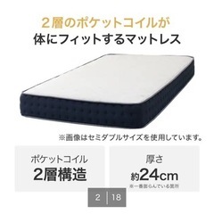 シングルマットレス
の画像