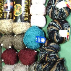 毛糸　いろいろ　裁縫　手芸の画像