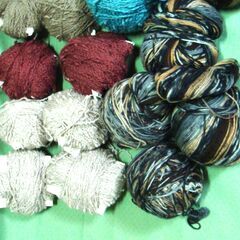 毛糸　いろいろ　裁縫　手芸の画像