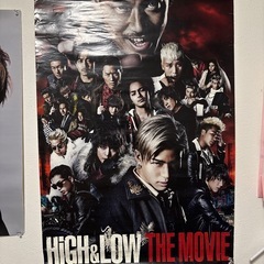 3代目ポスター　HIGH&LOW5枚セットの画像