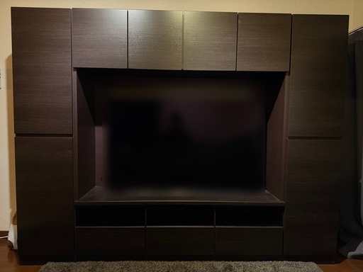 ニトリ　テレビボード(Nウォーレン 150セット DBR)