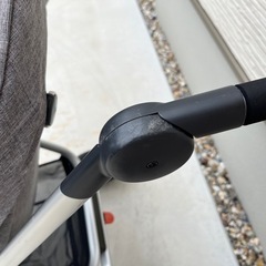 ベビーカー　ストッケ　グレー　レインカバー&メッシュカバー付きの画像