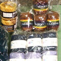 毛糸　いろいろ　裁縫　手芸の画像