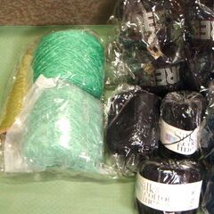 毛糸　いろいろ　裁縫　手芸の画像