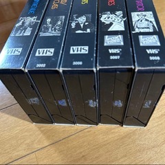 CHARLIE CHAPLIN VHSビデオテープ5本セットの画像