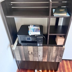 折り畳み棚（机にもなる）の画像