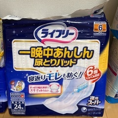 ライフリー一晩中あんしん尿とりパットセットの画像