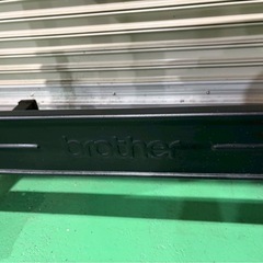 ミシン台加工の杉のテーブル　brother ブラザー　れとろレトロの画像