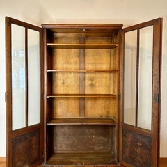 イギリス アンティーク ブックケース 本棚の画像