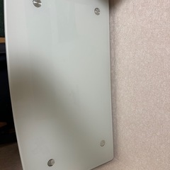 作業用ガラステーブル＆イスのせっとセットの画像