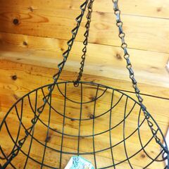 💗フラワー吊りカゴ💗　新品です。の画像