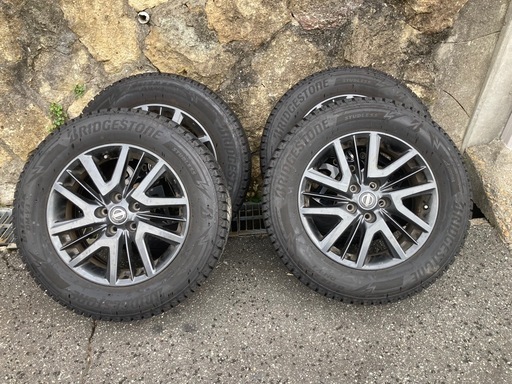 日産純正スタッドレスタイヤ4本ホイル付き　225/65R17