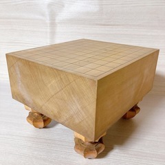 将棋盤 4.8寸 ヘソ有り 足付き カバー付きの画像