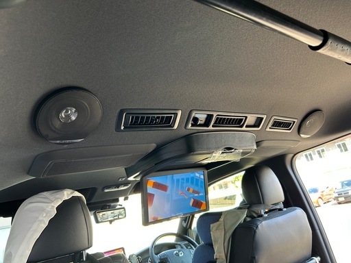 ハイエース　リアスピーカー増設　新品未使用工賃込み