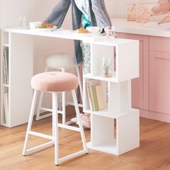 Francfranc フランフラン リトモ カウンター テーブル デスク ドレッサー キャビネット ホワイトの画像