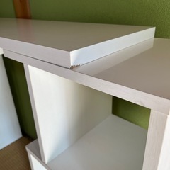 Francfranc フランフラン リトモ カウンター テーブル デスク ドレッサー キャビネット ホワイトの画像