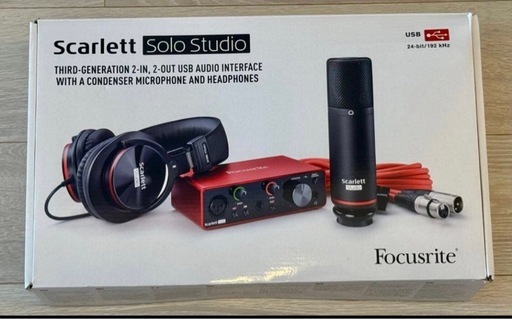 エフェクター、PA機器 Focusrite Scarlett Solo Studio Pack